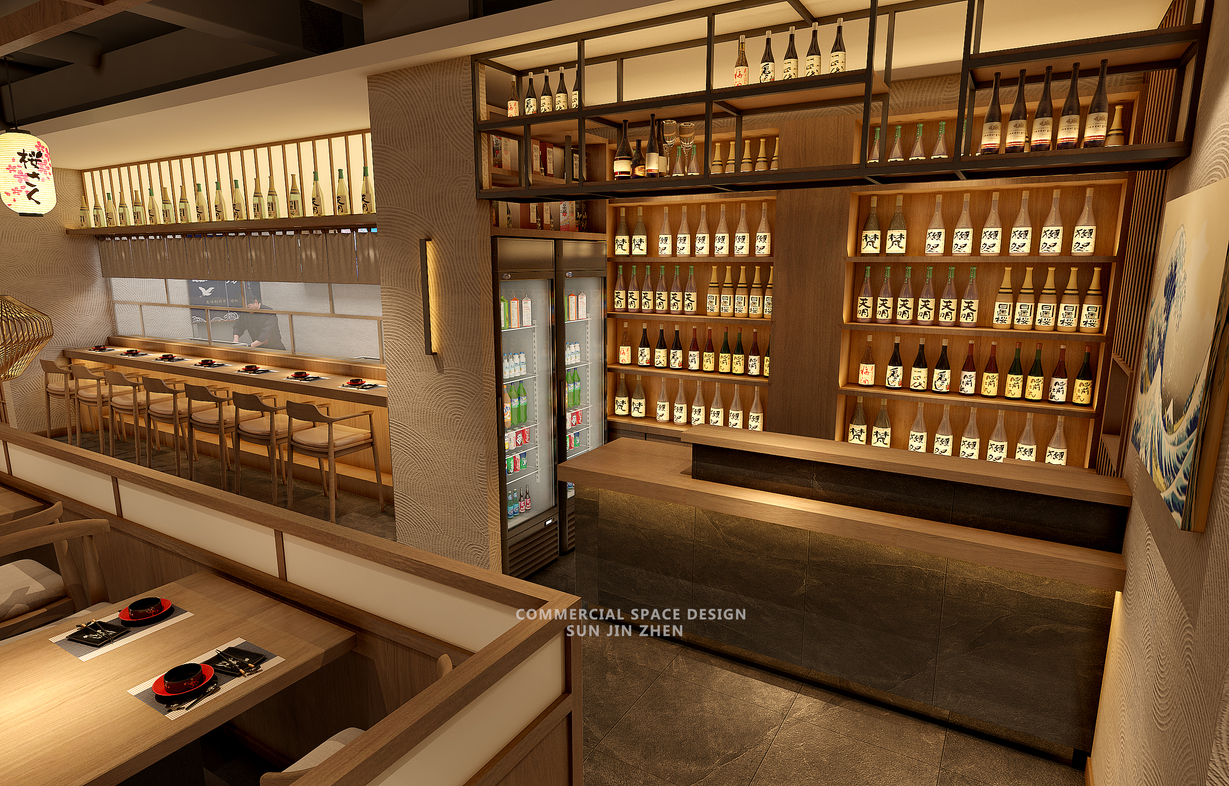 北京西红星美凯龙九胜龍日料店丨中国北京丨孙金甄（北京）室内建筑设计有限公司-11