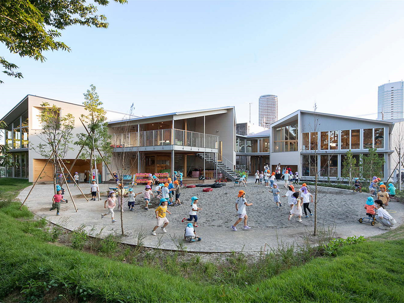 日本 Kashimada 托儿所丨日本东京丨地形建筑师-3