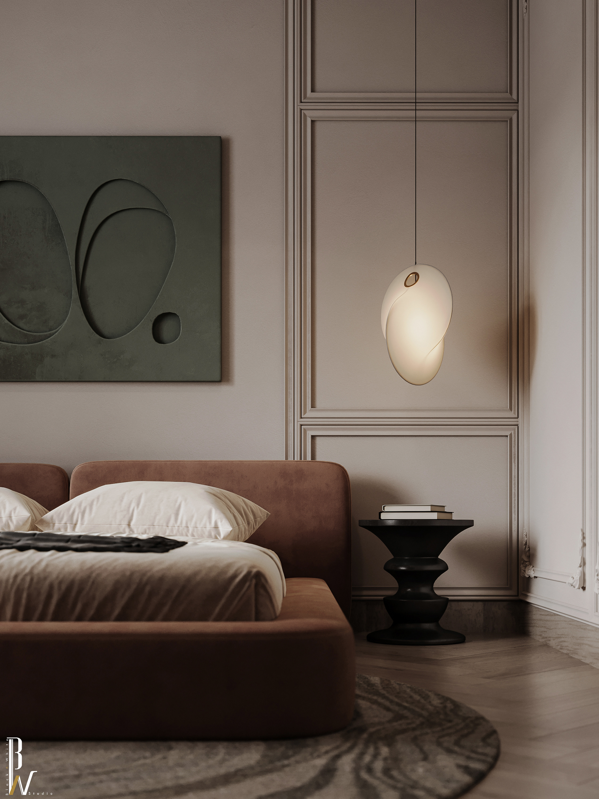 卧室设计丨Black N White-11