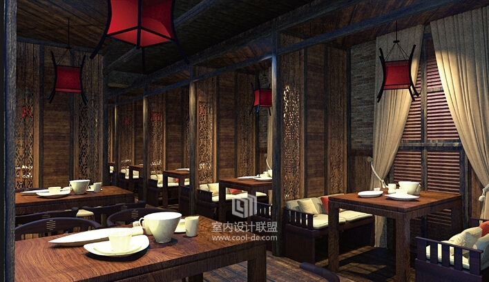 主题餐厅设计-福州揽季月光主题餐厅设计-16