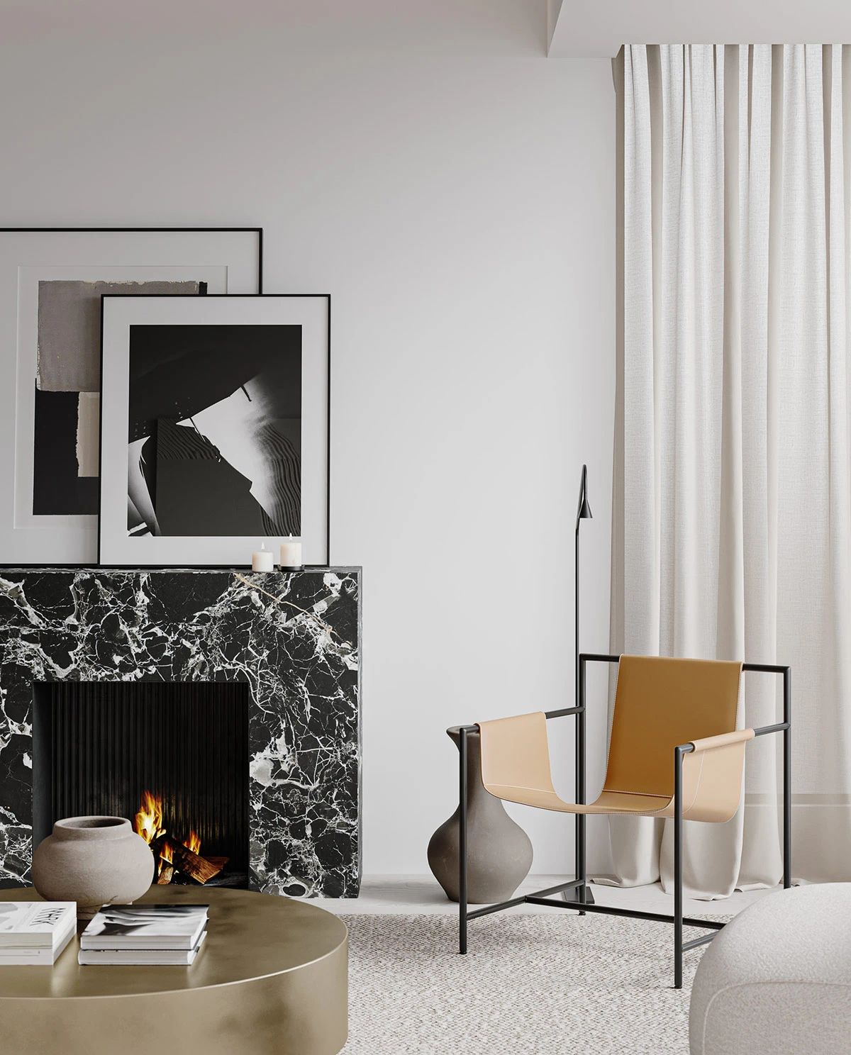 复古文艺宅设计丨空间设计-49