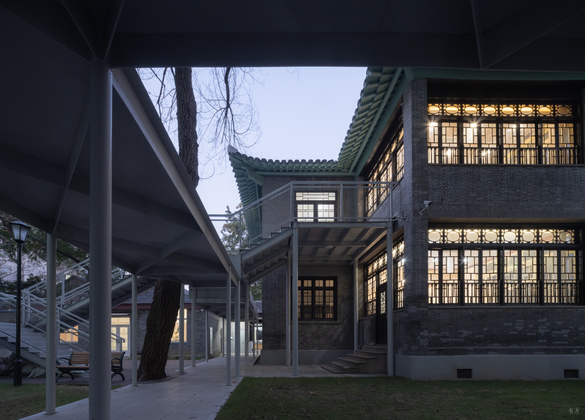 东南大学沙塘园梅庵书院丨李竹,杨梓轩,东南大学建筑设计研究院有限公司综合五院-2