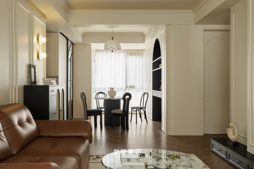 【棕调拾光】89㎡棕调法式丨中国合肥-16
