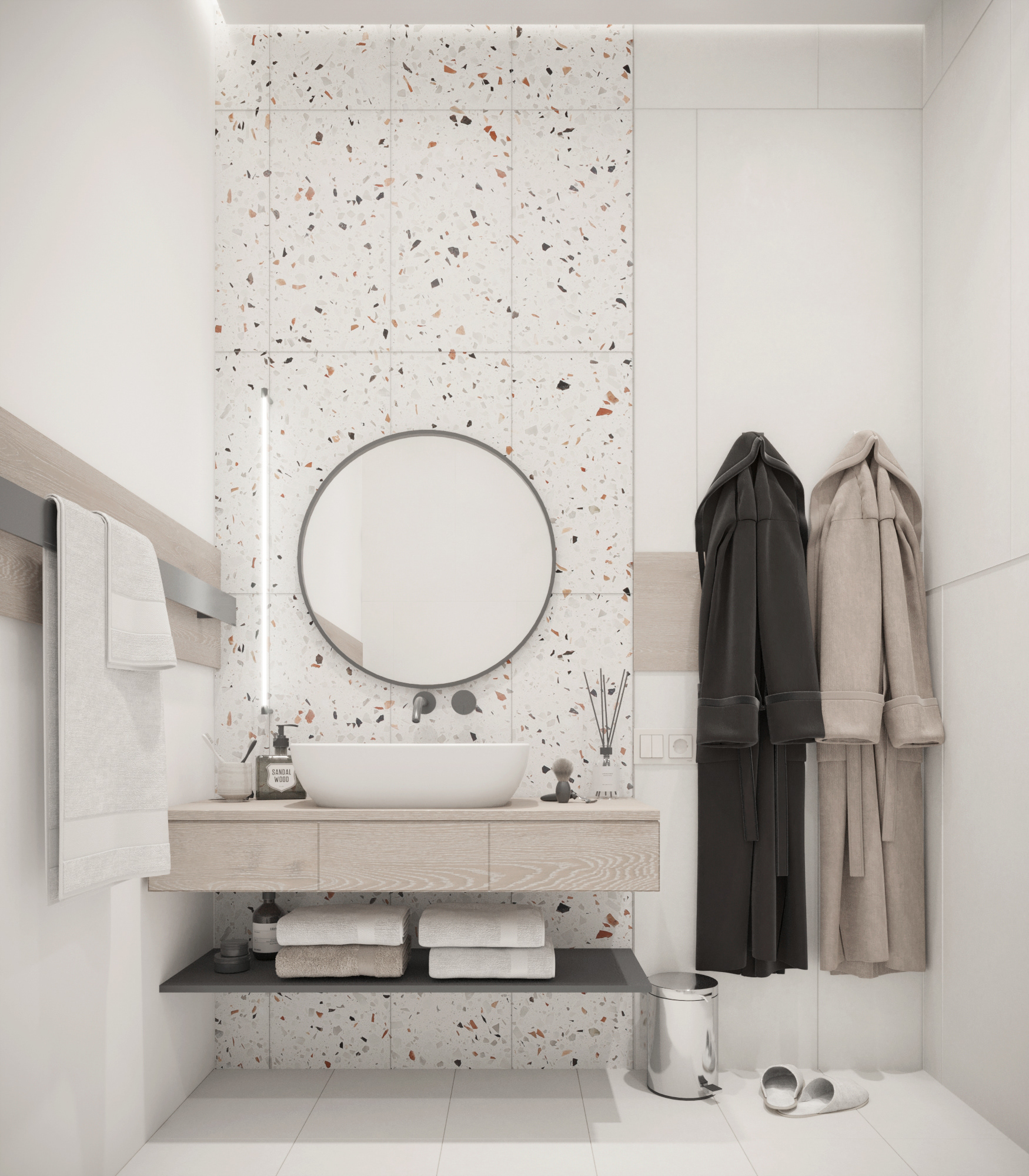 卧室室内设计丨俄罗斯莫斯科丨Alena Kokueva-13