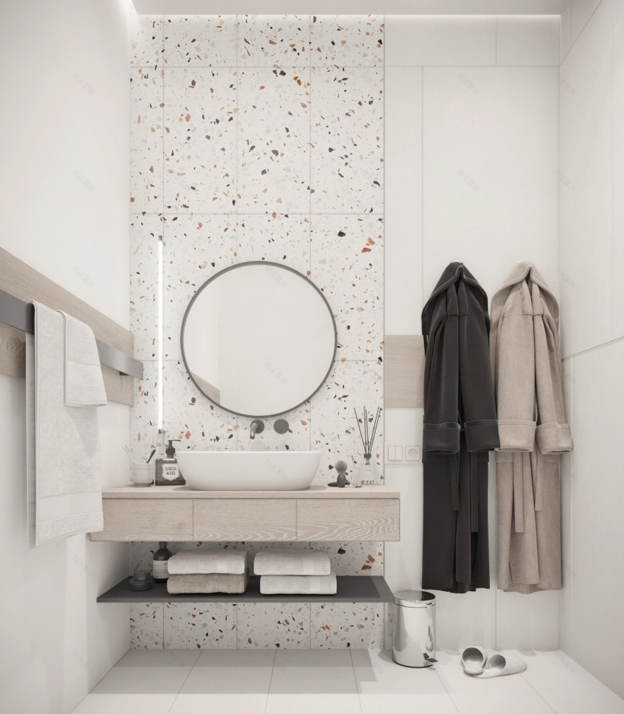 卧室室内设计丨俄罗斯莫斯科丨Alena Kokueva-13