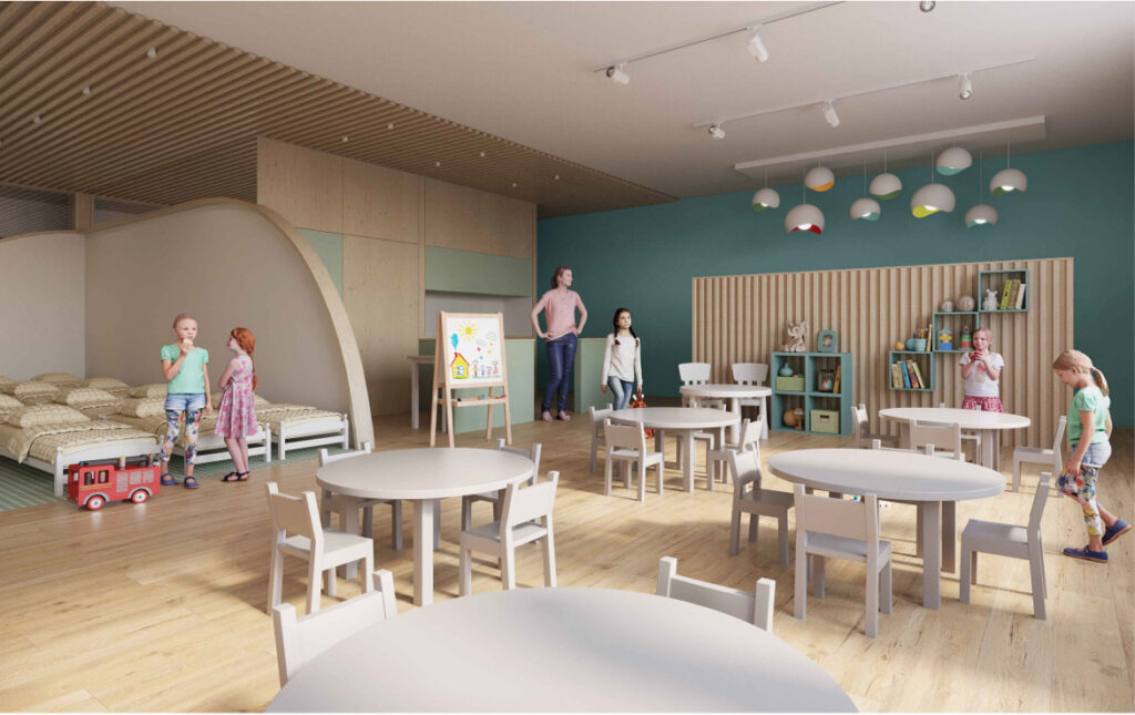 Šnipiškės金属车库拆除改建儿童游乐场及幼儿园项目丨立陶宛维尔纽斯-19