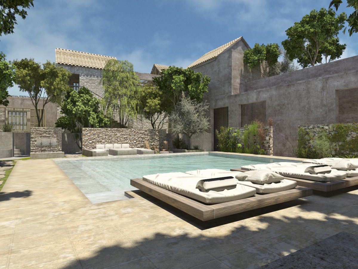 Spa Acro Suites室外空间设计  Utopia酒店设计丨希腊-5