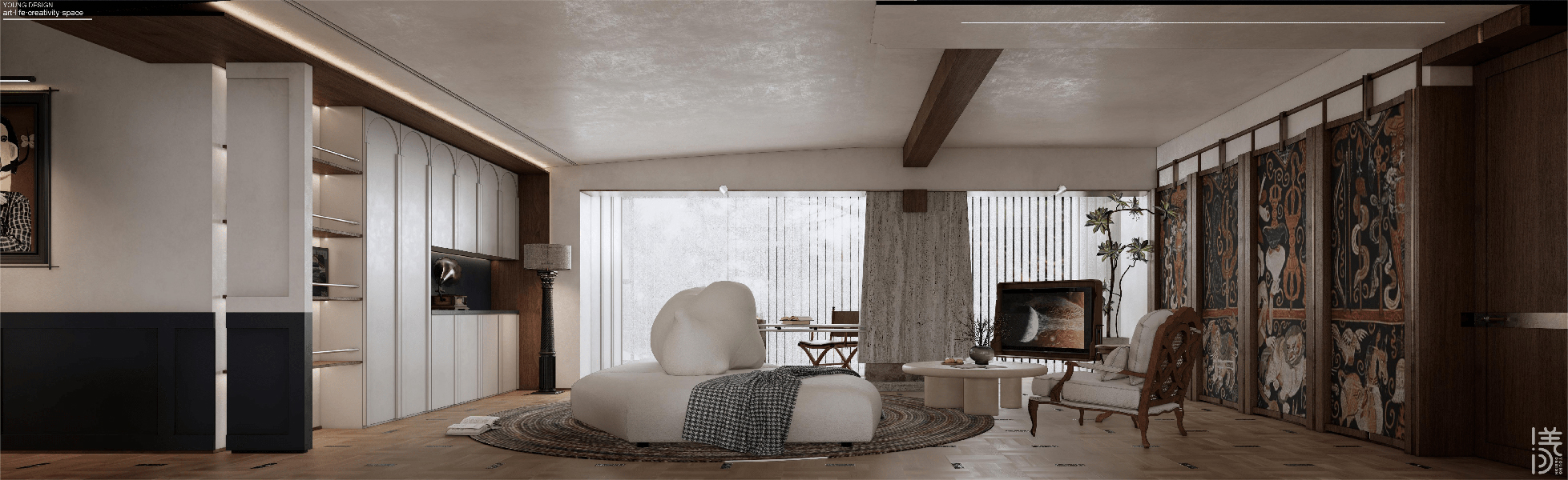 美式复古艺术宅邸设计丨深圳漾空间设计有限公司-16