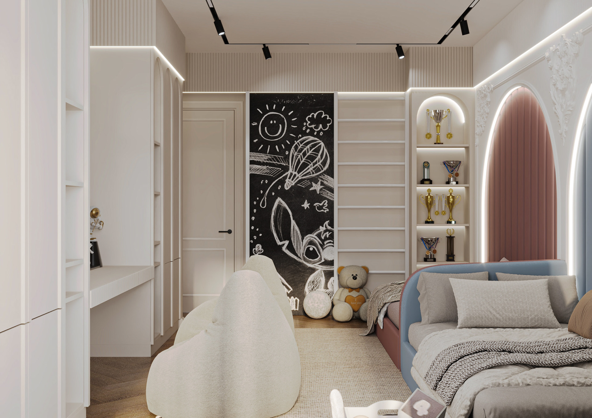 Neoclassic apartment design-43