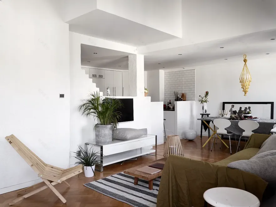 阳光明媚的 20 世纪初建筑公寓-2