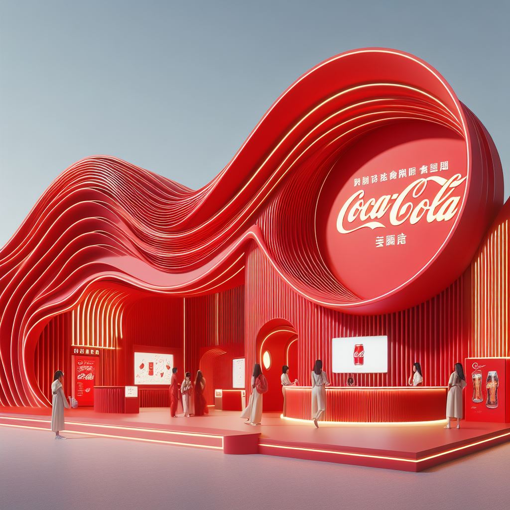 AI simulates the Coca-Cola booth-14