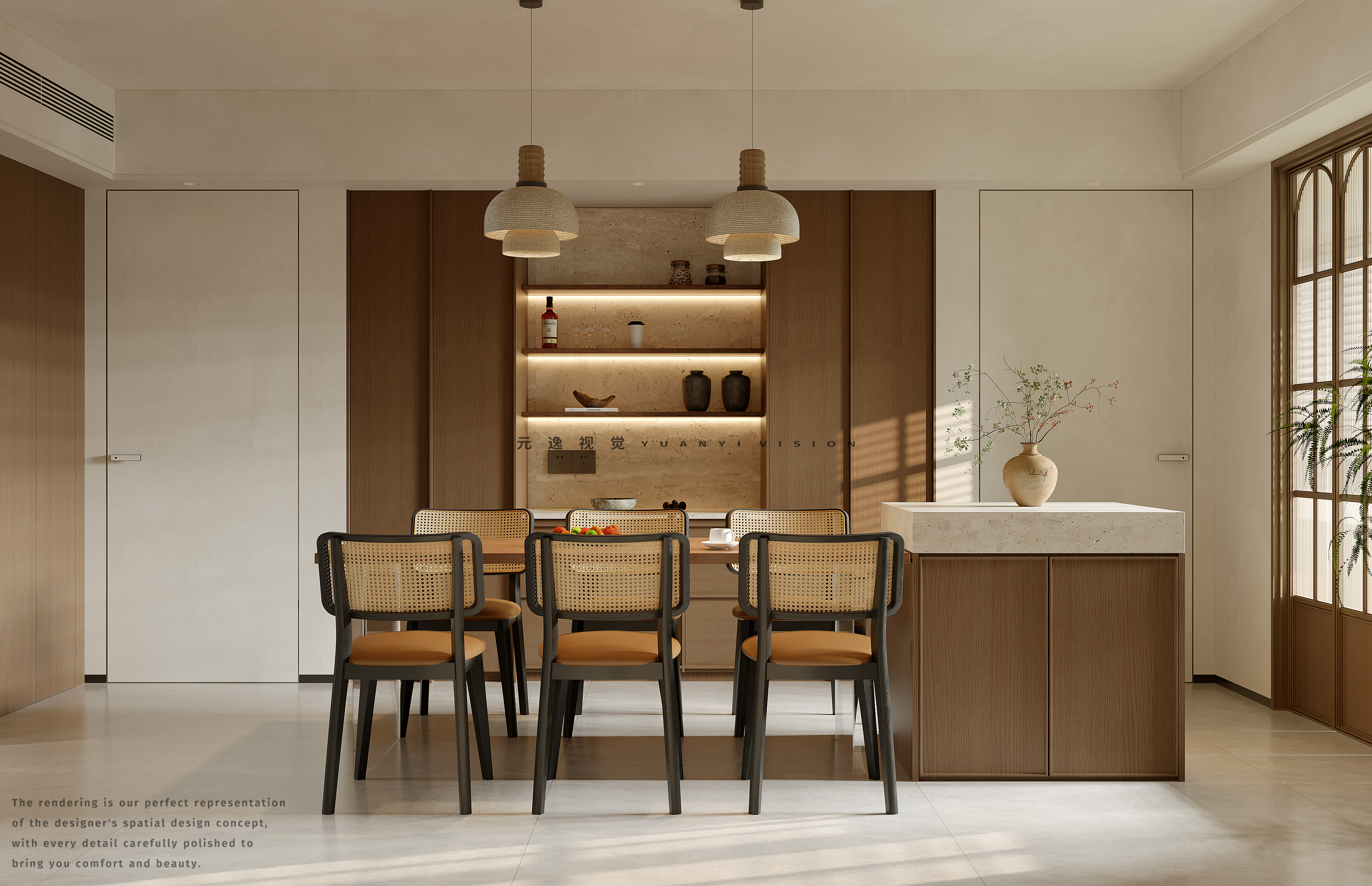 解构现代美学 · 住宅全案设计个人效果图表现-14