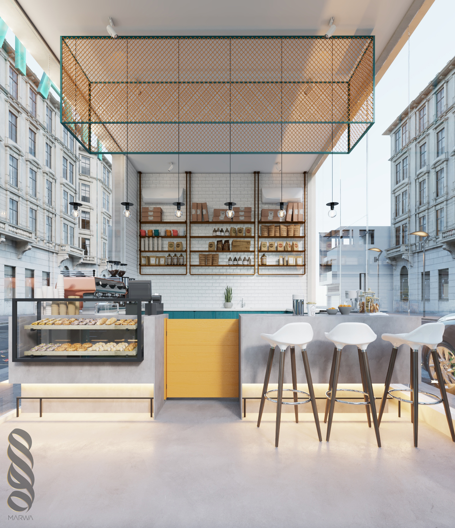 MAHU Drive Through Café 室内外设计丨沙特阿拉伯吉赞-5