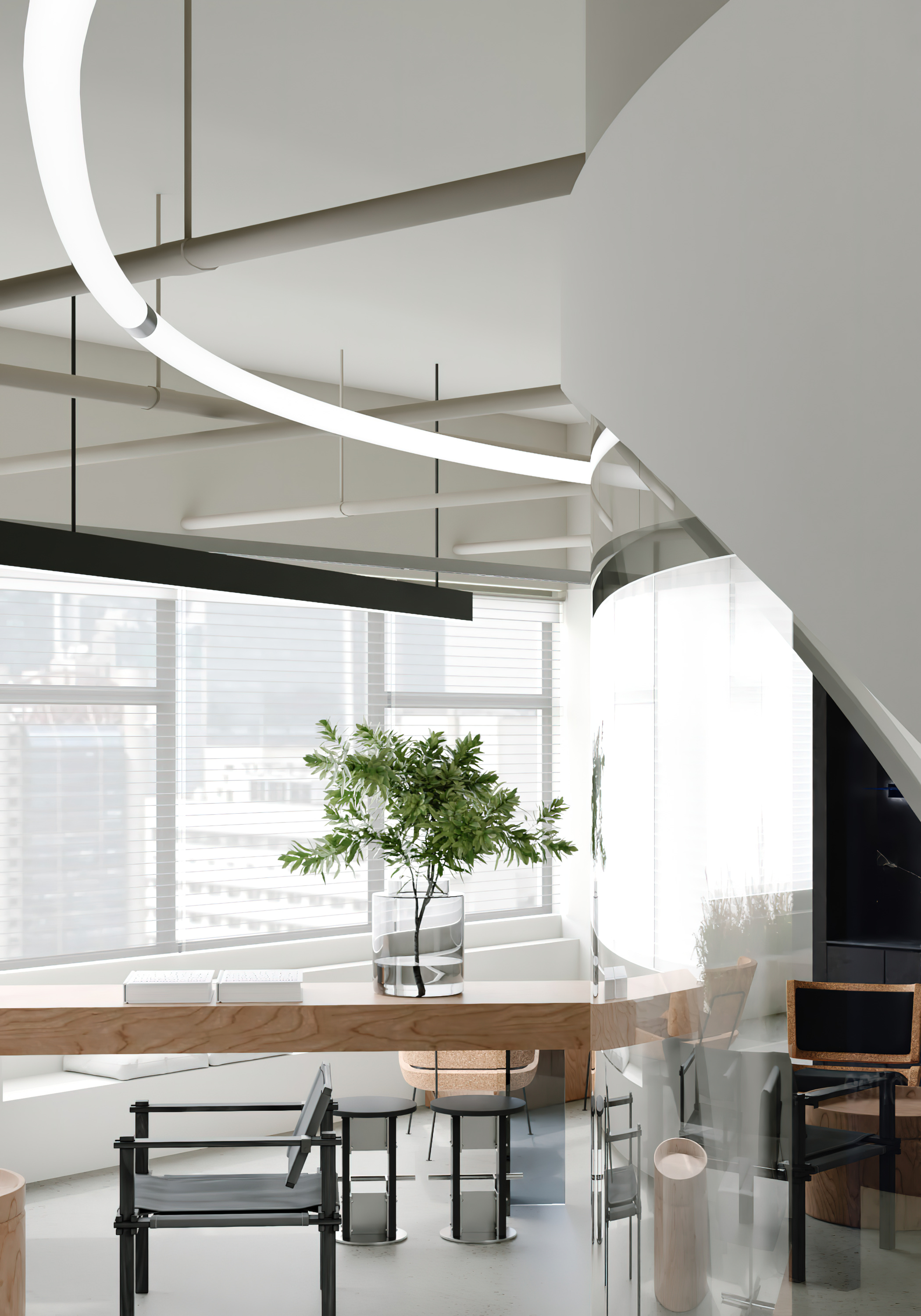 现代极简办公室设计-17