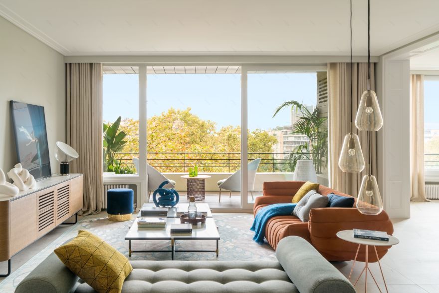 自然风豪华顶层公寓 | 微水泥与木质元素的完美融合-19