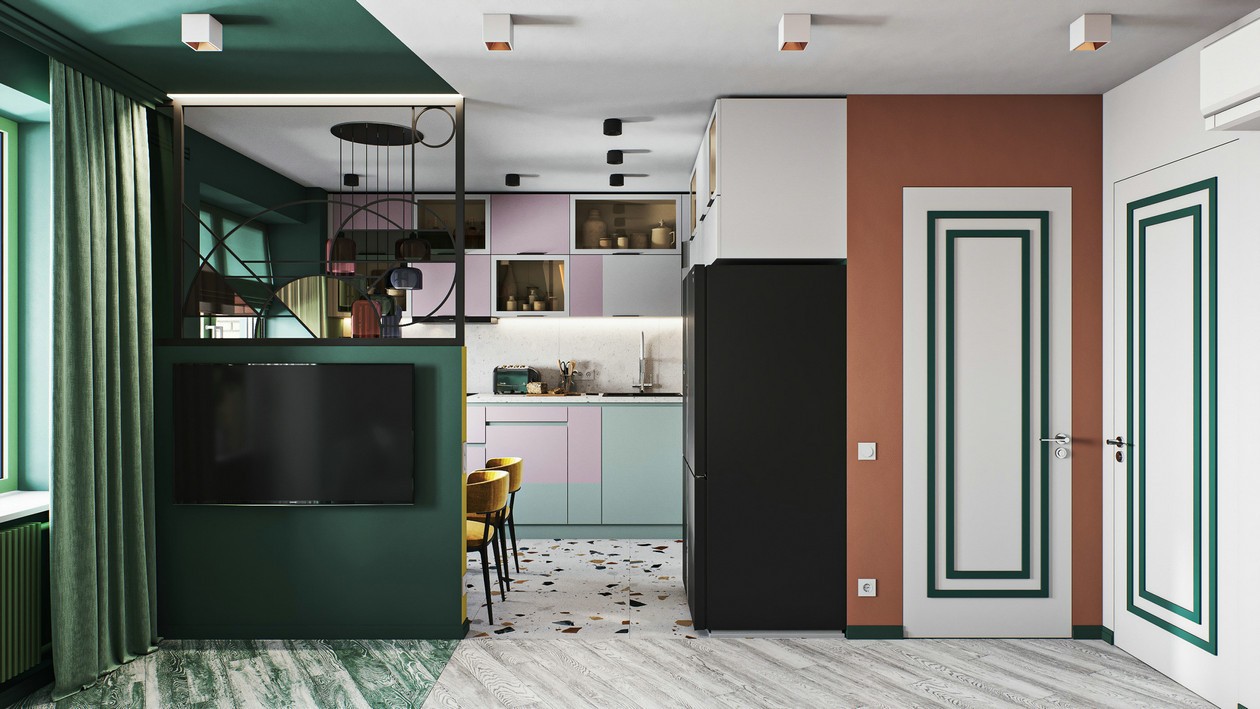 65平 多彩小空间设计！-4