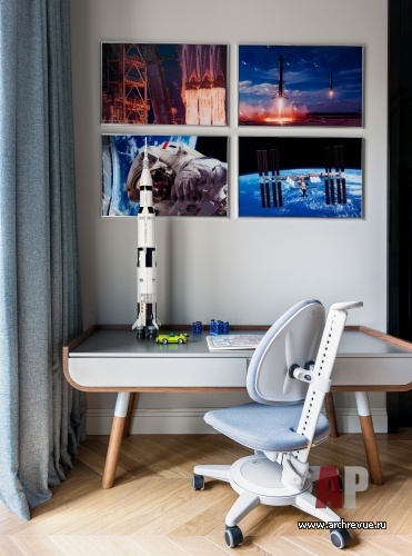 莫斯科带石膏浮雕及定制家具的现代公寓设计丨俄罗斯莫斯科丨Евдокимова Ольга,Зайцева Олеся-49