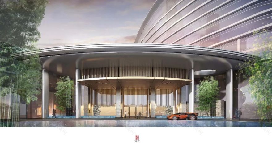 南京长江之舟华邑酒店中庭 | 融山水之景,显古典园林之美-0