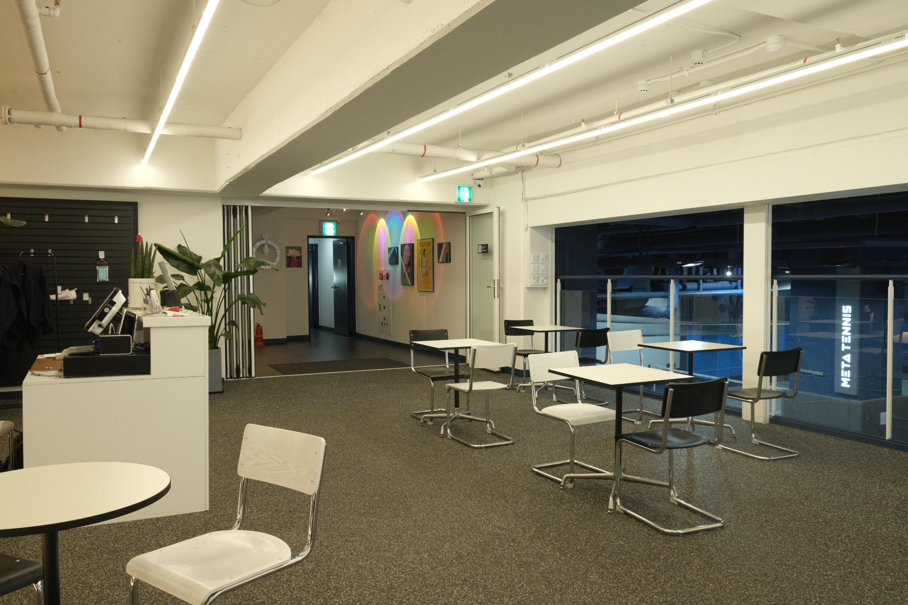 现代简约风 300 平室内网球场馆设计-9