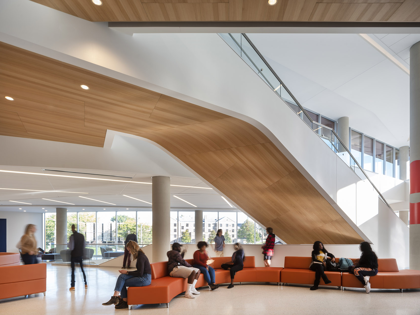 摩根州立大学学生服务中心丨美国巴尔的摩丨Teeple Architects+GWWO Architects-44