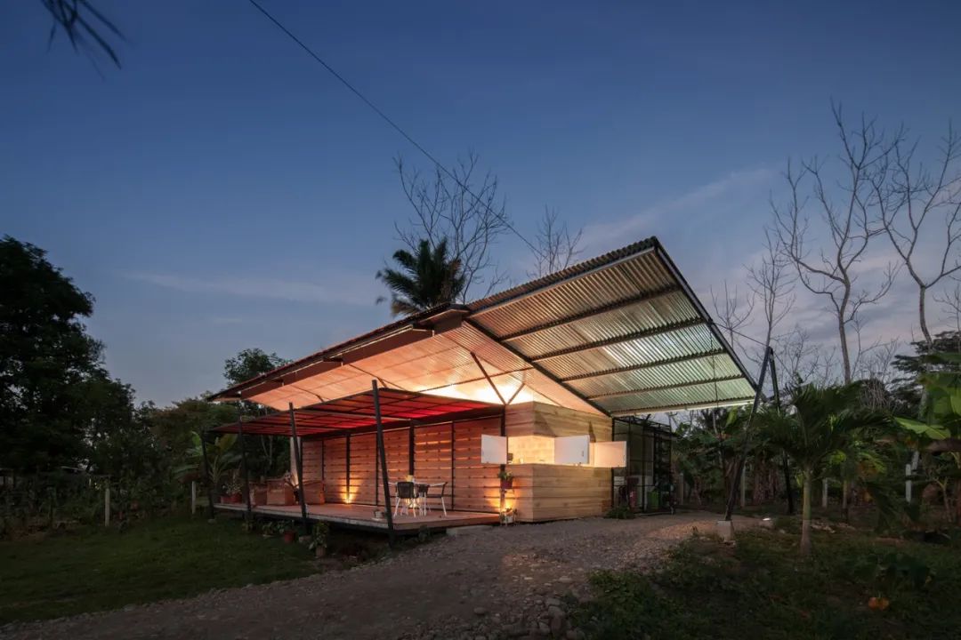 乡间农场 90 平米临建钢构住宅-16