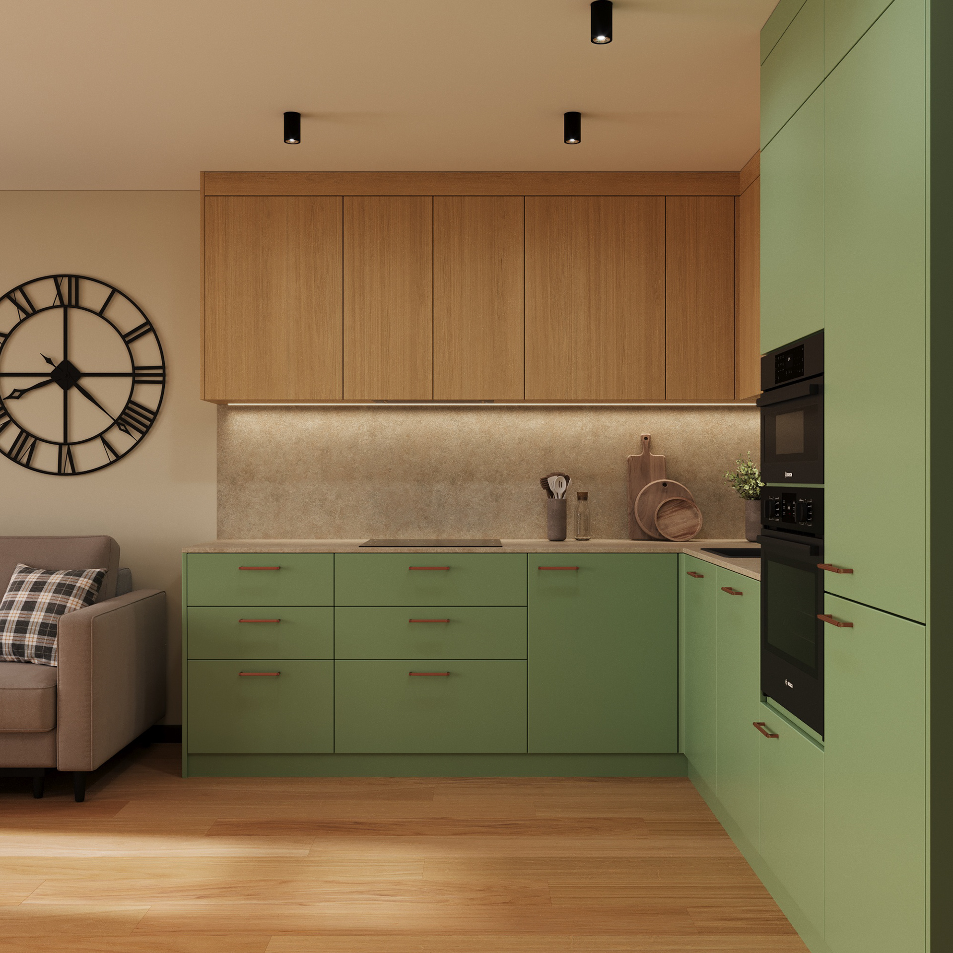 Earthy Elegance两居室公寓可视化项目丨波兰丨@nowakowska_interiors-18