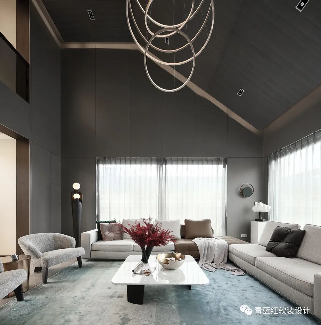 奉化莼湖 450m²别墅,音乐与温度的空间艺术-17