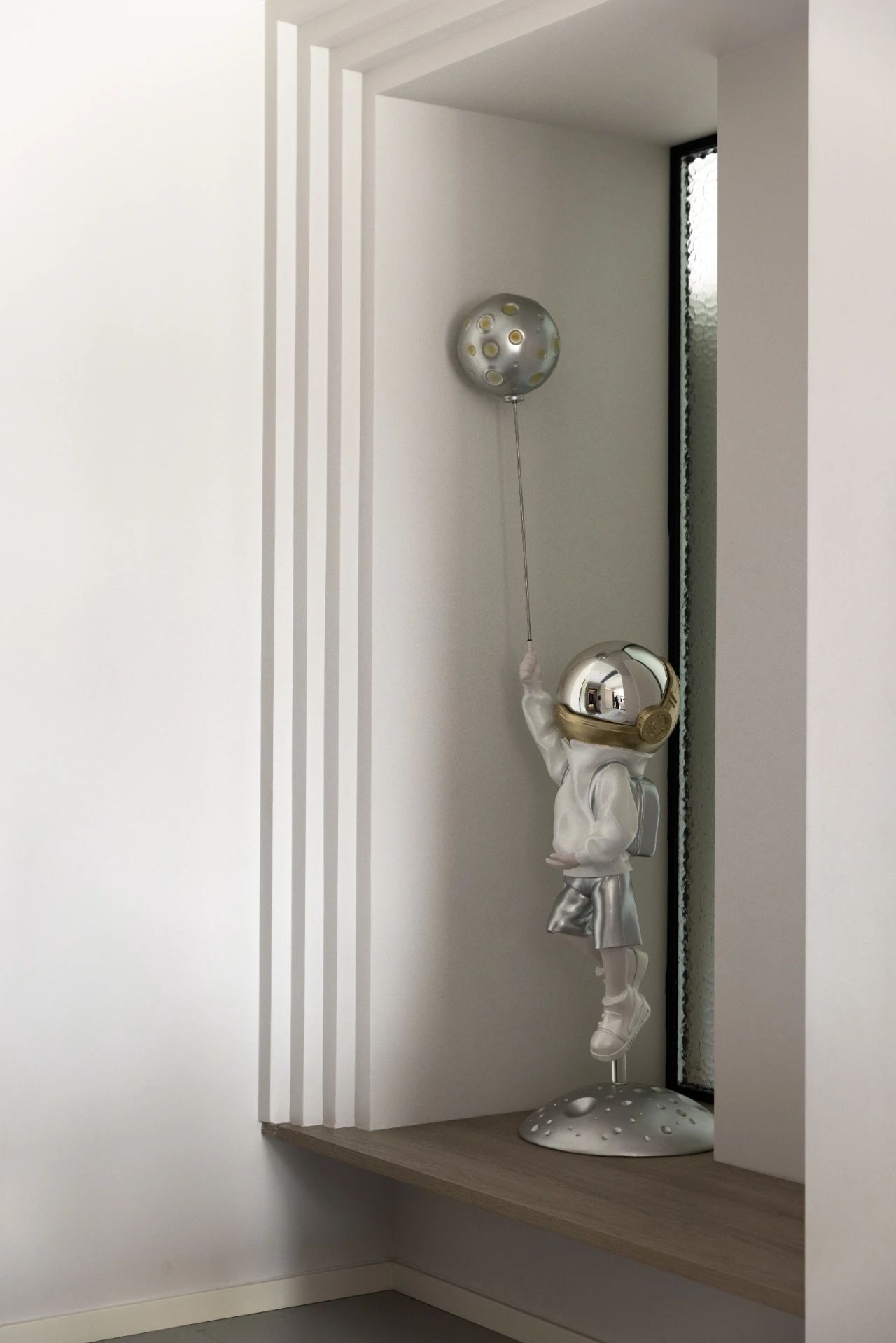 120㎡现代奶油风家居设计-21