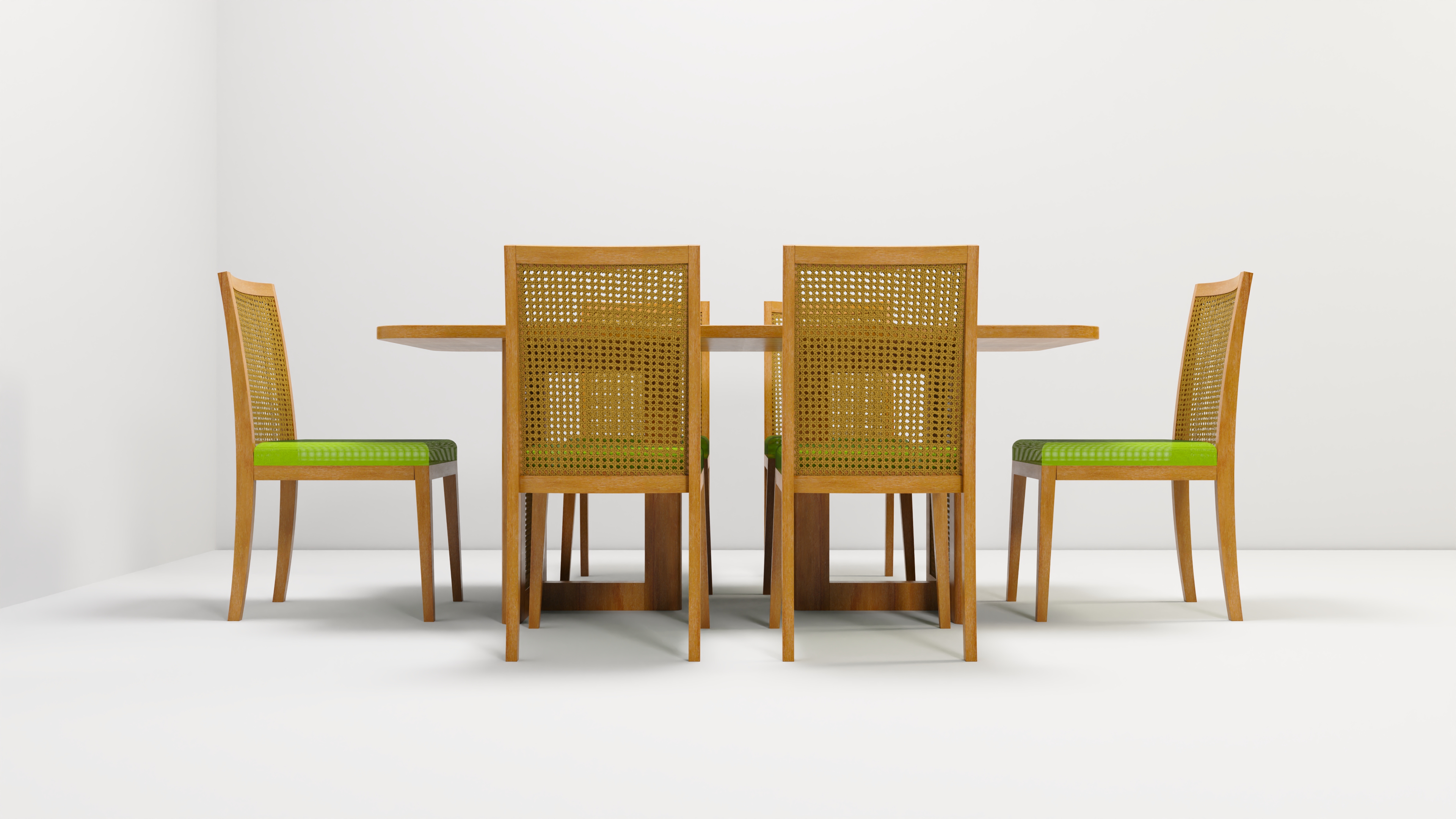 FURNITURE DESIGN #1 - RATTAN DINING SET-4