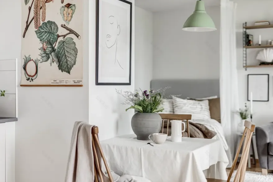 自然风 39m2 小户型公寓设计-4