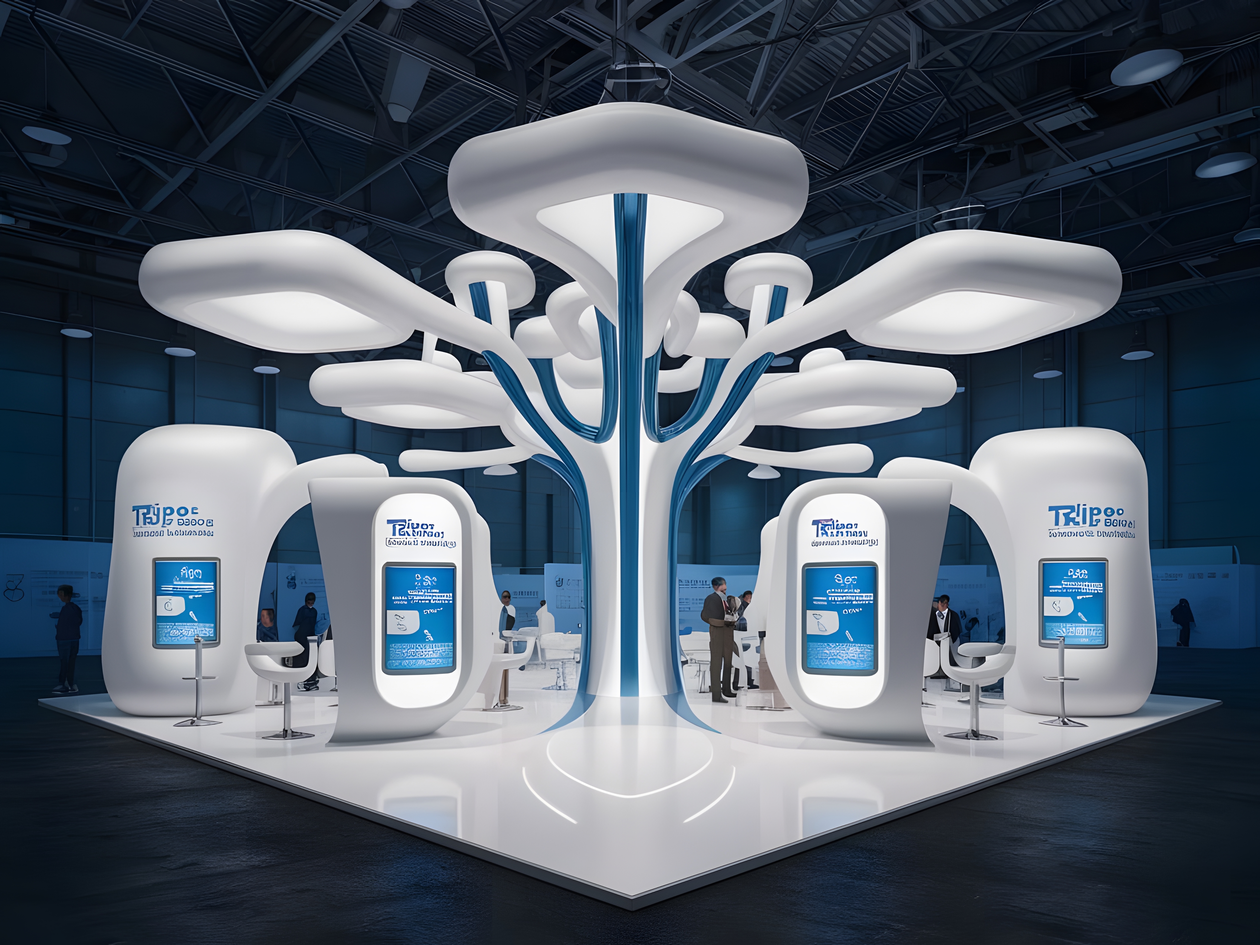 Personalized exquisite small booth-3