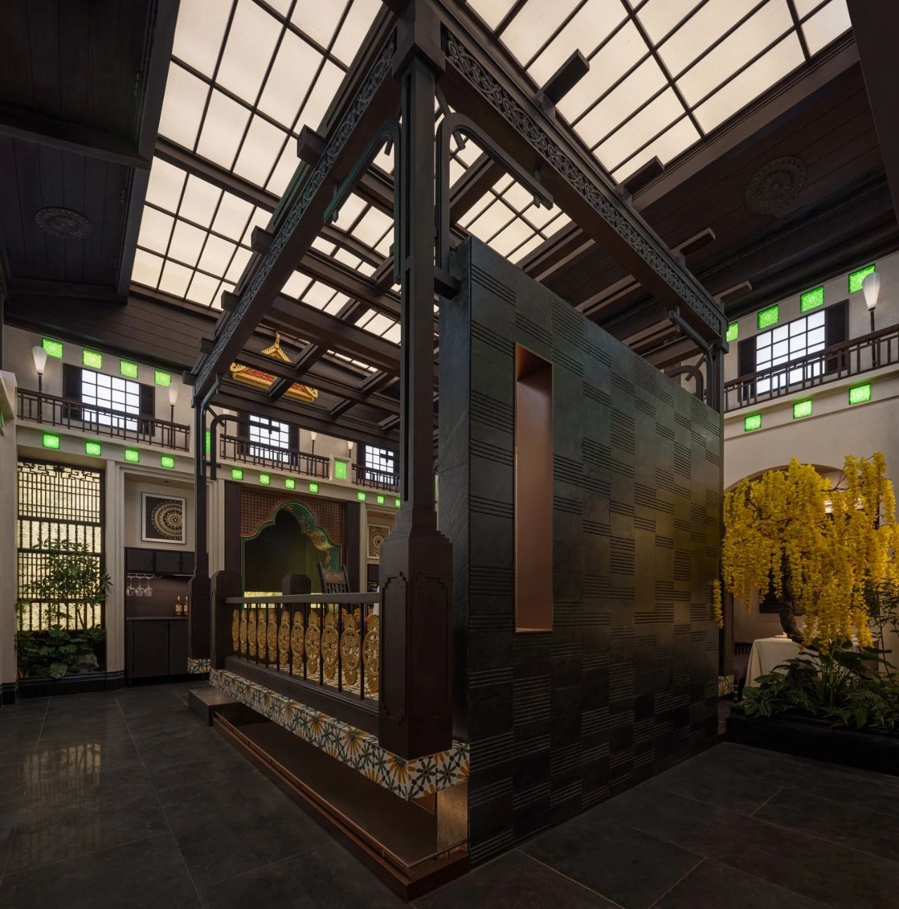 金链花餐厅(国贸)丨中国北京丨杭州意关联设计事务所-9