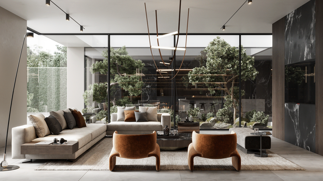 简约别墅丨Esmael Abdelhamed-29