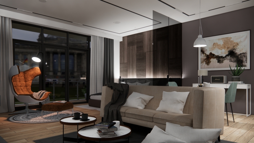 APARTMENT · STUDIO TYPE 公寓设计丨印度丨Fatwa Bagus N-9