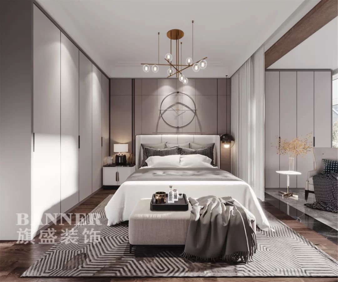 曲江观邸现代轻奢风,陈蕊曦打造不一样的轻奢生活-28