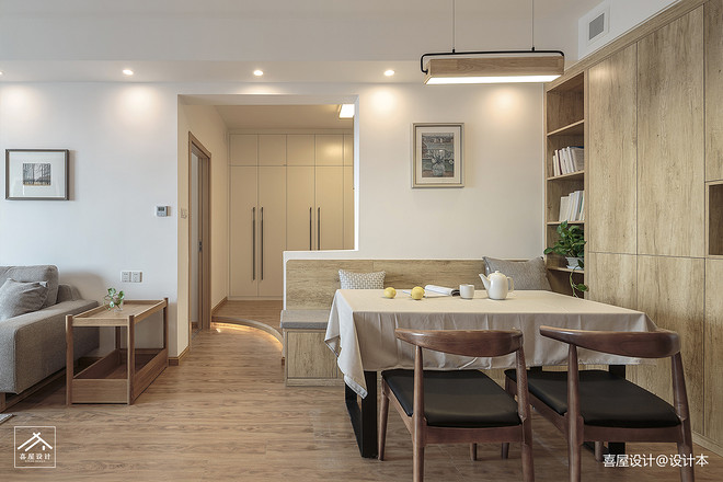 25万元二居85平米装修案例·效果图  暖暖-18