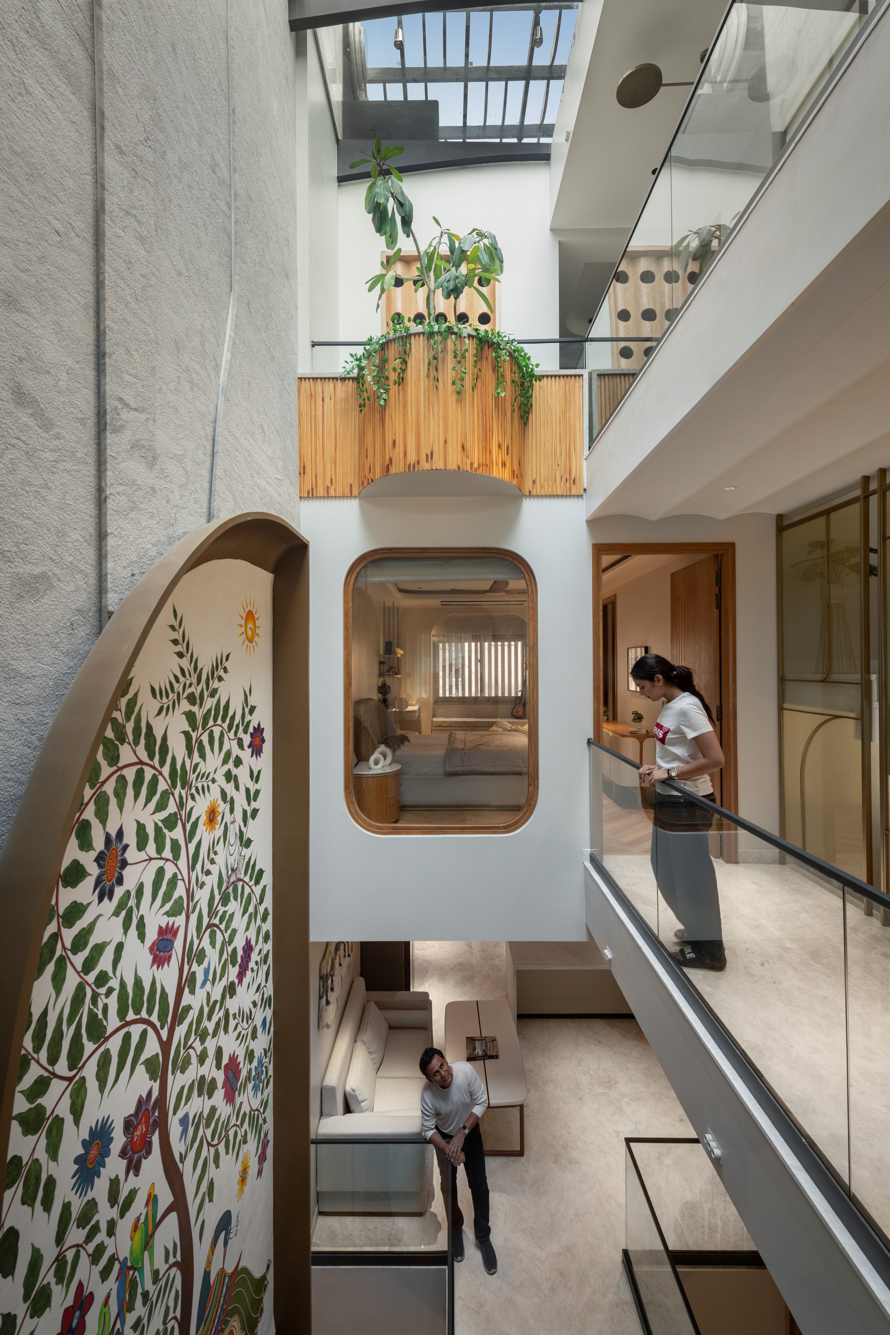 细长的房子丨印度新德里丨Spaces Architects@KA-4