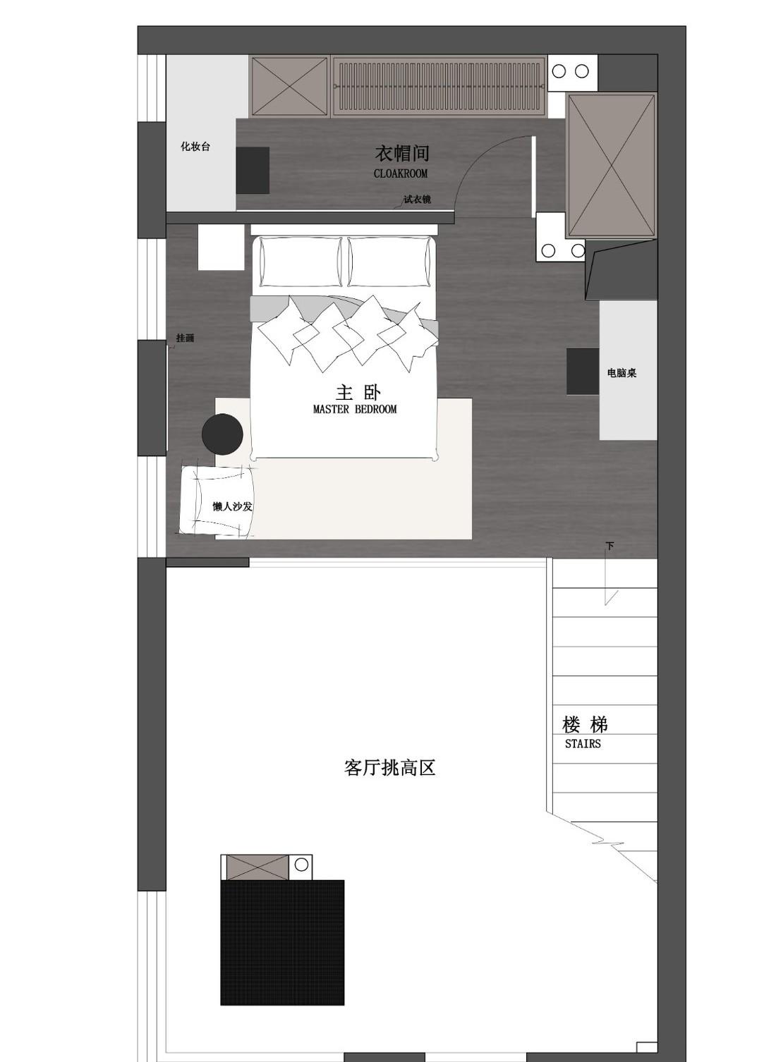 后现代风格四米小户型设计-12