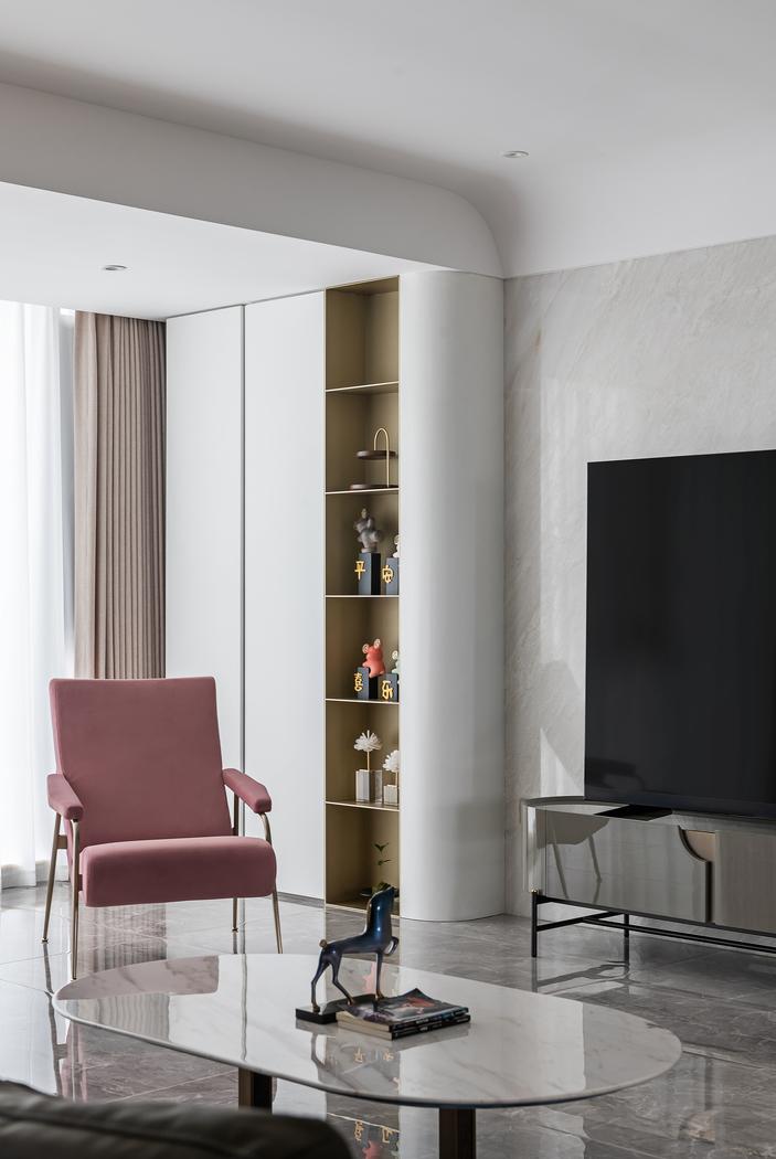 现代轻奢风四口之家设计-22