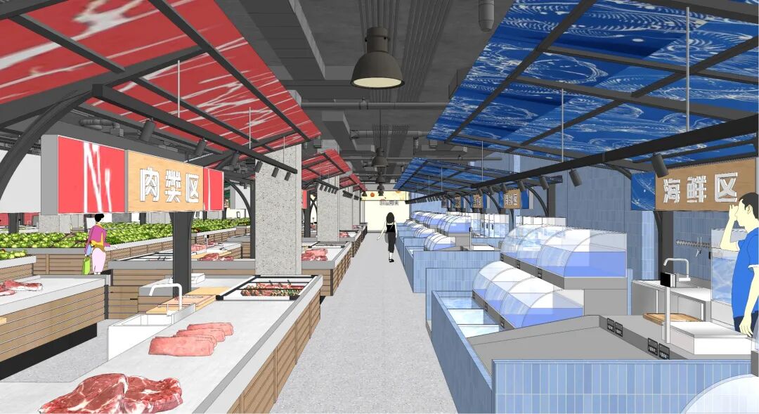 DUStudio向合空间助力宝泽隆商管打造浦江早市-20