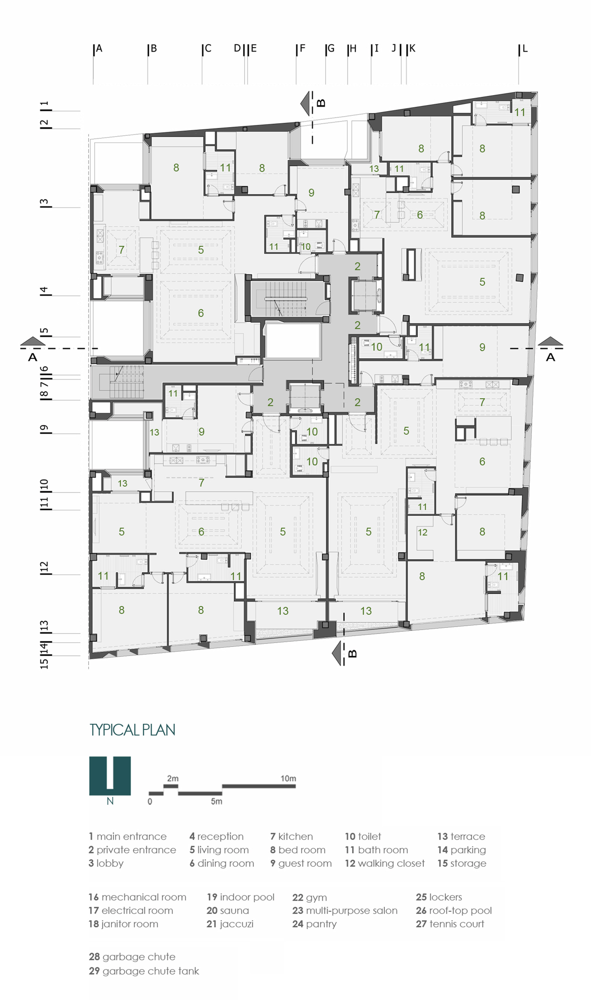 伊朗西潘住宅楼——壮丽景观与隐私保护的统一-47