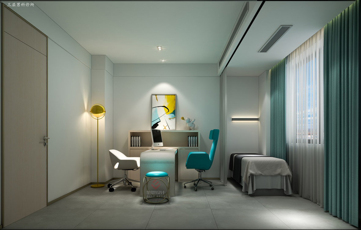 莱恩设计 | 轻奢风医院,低调奢华的新定义-20