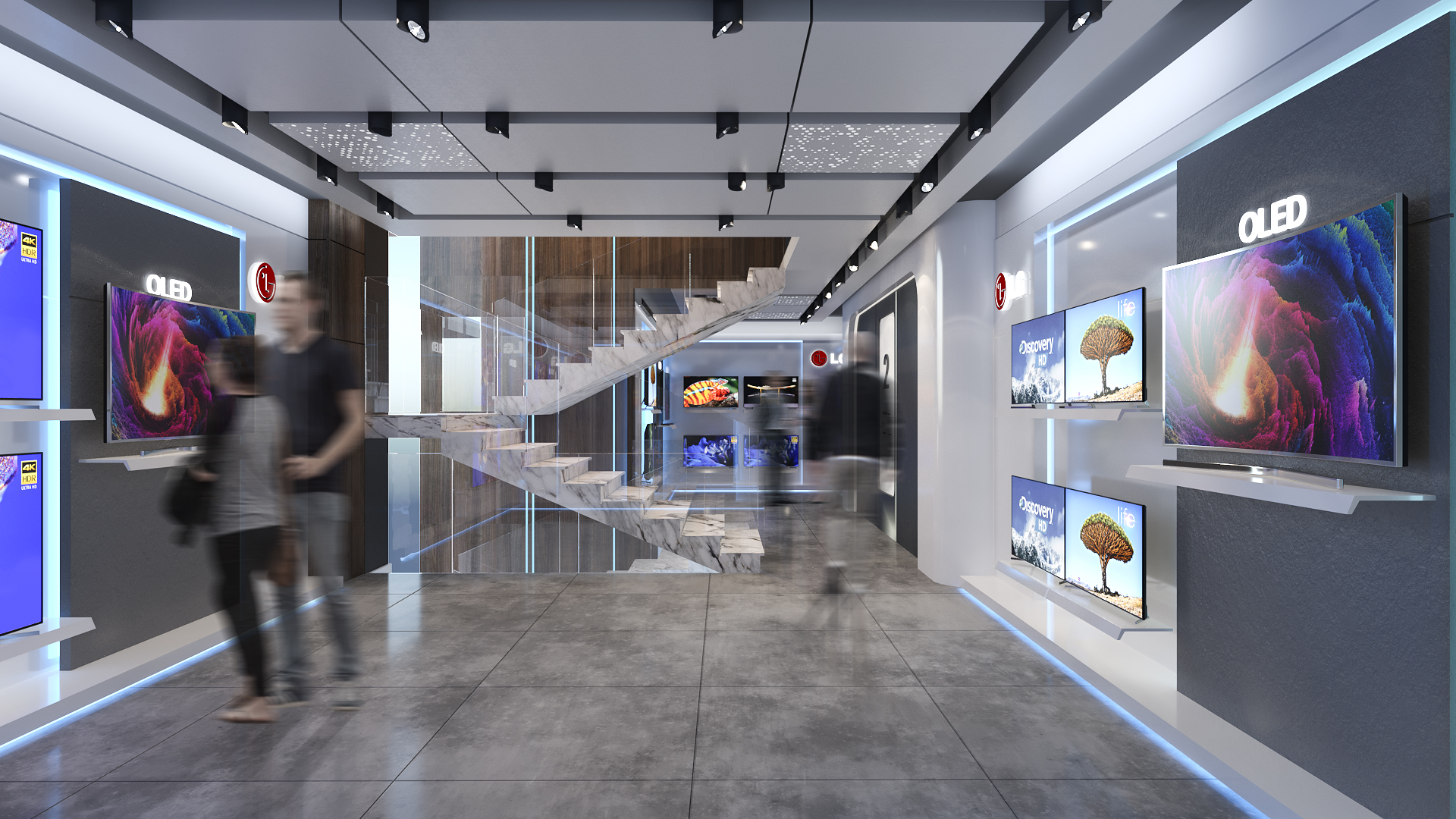 Etronic 电子产品展厅设计丨埃及开罗-17