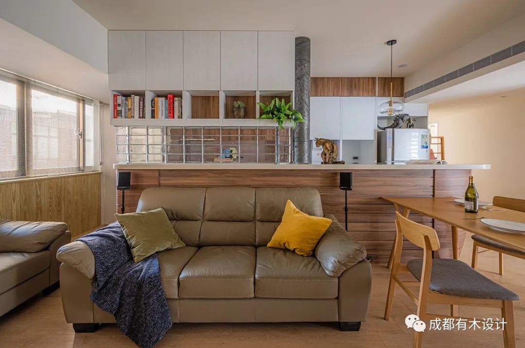 现代简约原木色清朗宅邸丨基因皓-28