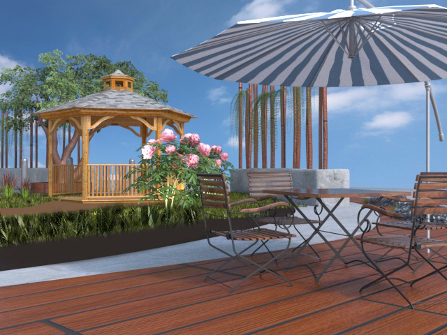 hotel lobby design , landscape ..-4