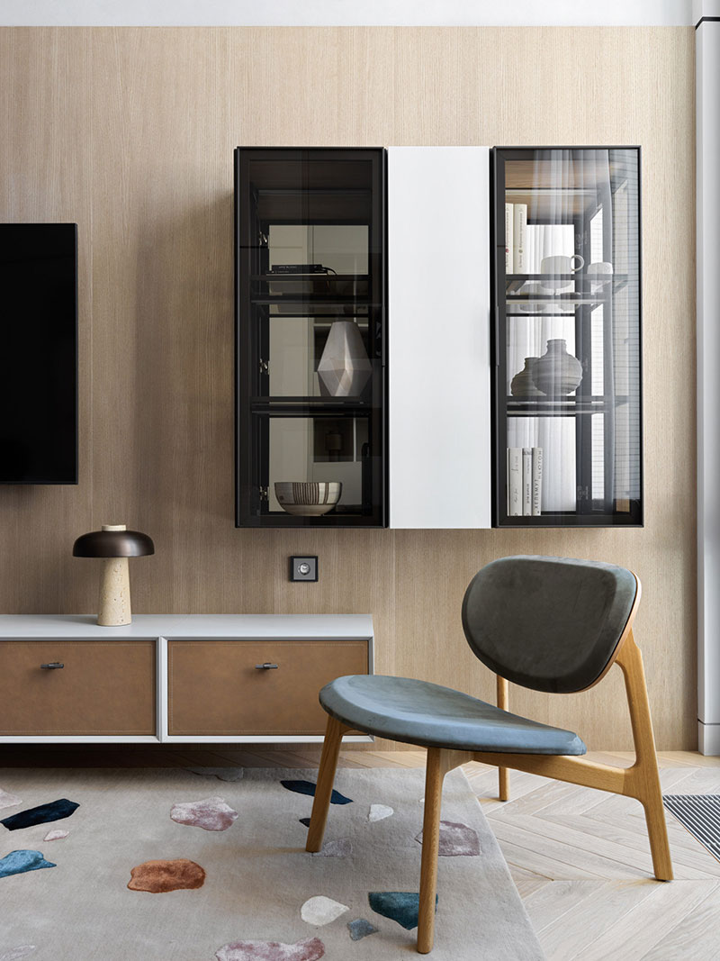 莫斯科 80 平米现代公寓，极简风格与强大储物空间的完美结合-5