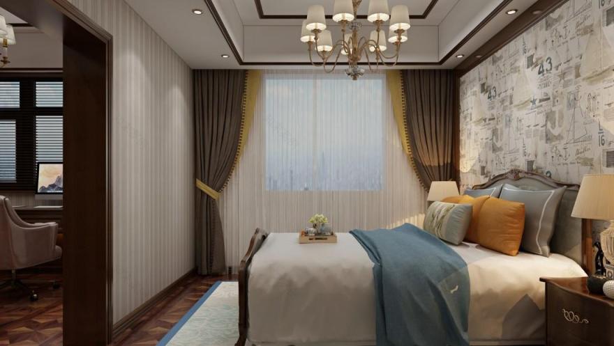 吉首市溶江小区壹号复式楼美式风格-92