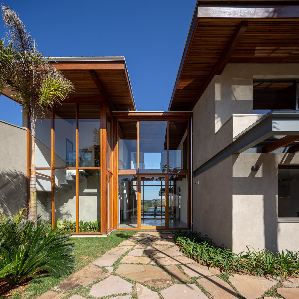 巴西水库旁的全景住宅设计-25