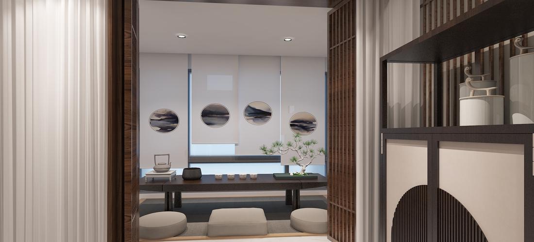 禅意东方,优雅奢华的空间艺术-13