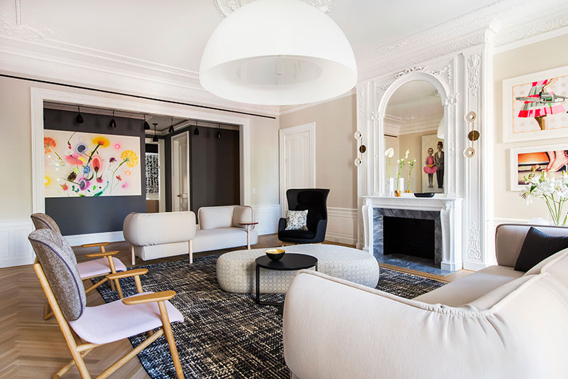 纽约前战公寓里的现代艺术设计-7